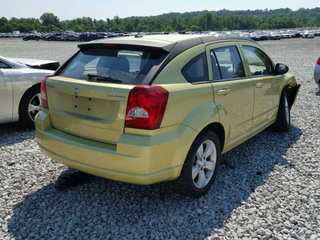 1B3CB3HA6AD574202 - 2010 DODGE CALIBER MA GREEN photo 4