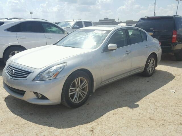 JN1CV6AR4BM354567 - 2011 INFINITI G37 SILVER photo 2