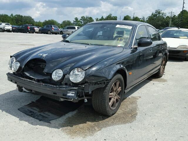 SAJEA01T53FM91552 - 2003 JAGUAR S-TYPE BLACK photo 2