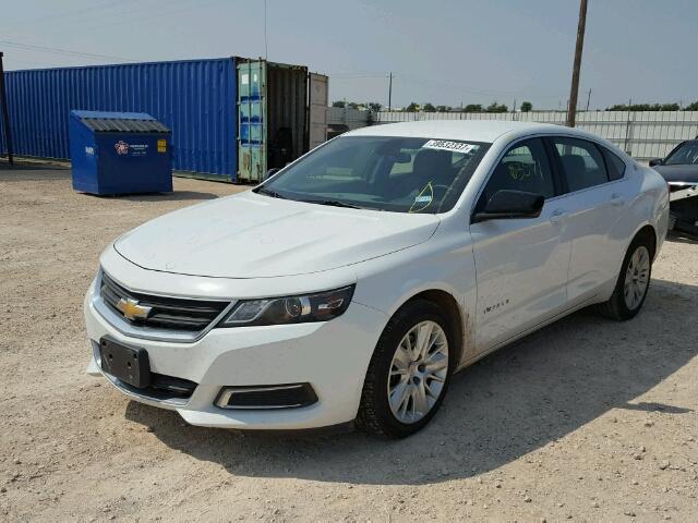 2G11Y5SL5E9260045 - 2014 CHEVROLET IMPALA LS WHITE photo 2