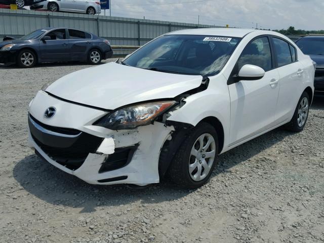 JM1BL1SF1A1187672 - 2010 MAZDA 3 I WHITE photo 2