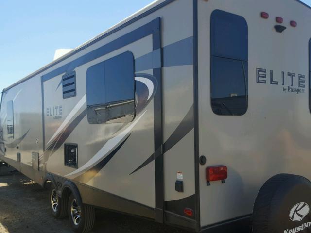 4YDT31R27HT414933 - 2017 KEYSTONE PASSPORT CREAM photo 3