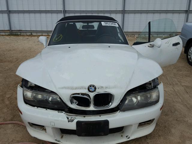 4USCH9348YLG02256 - 2000 BMW Z3 2.3 WHITE photo 7