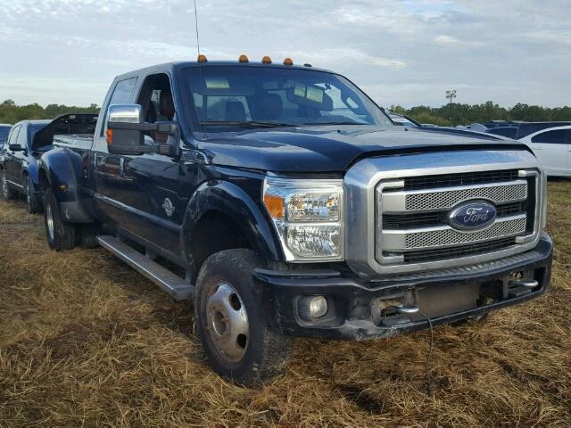 1FT8W3DT0EEA70809 - 2014 FORD F350 SUPER BLACK photo 1