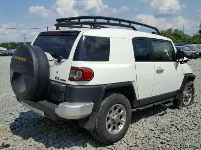 JTEBU4BF5CK145738 - 2012 TOYOTA FJ CRUISER WHITE photo 4