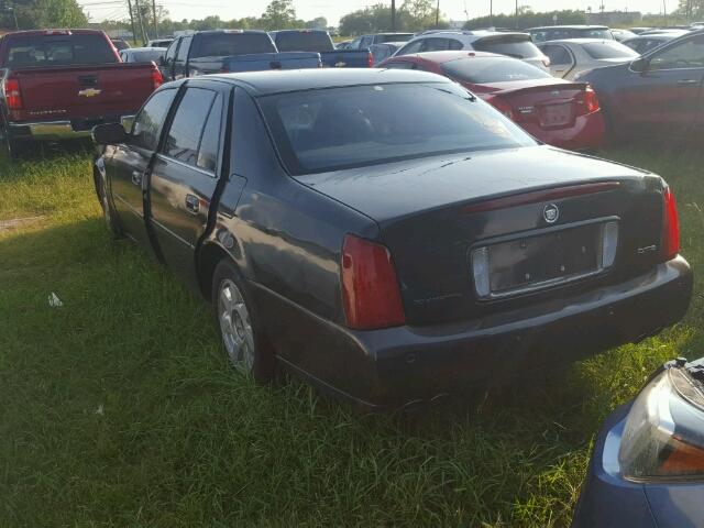 1G6KF57992U218073 - 2002 CADILLAC DEVILLE DT BLACK photo 3