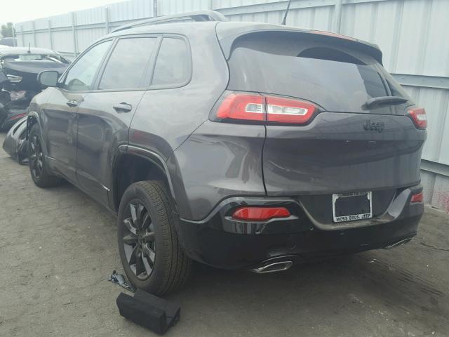 1C4PJLCX2JD588371 - 2018 JEEP CHEROKEE L GRAY photo 3