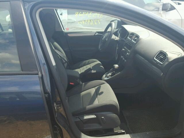 WVWDA7AJ2BW030342 - 2011 VOLKSWAGEN GOLF BLUE photo 5