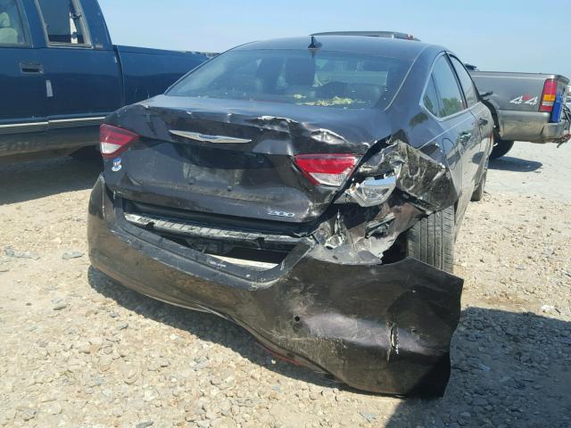 1C3CCCEG6FN567342 - 2015 CHRYSLER 200 C BROWN photo 9