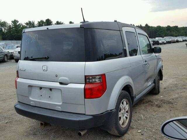 5J6YH187X6L013987 - 2006 HONDA ELEMENT SILVER photo 4