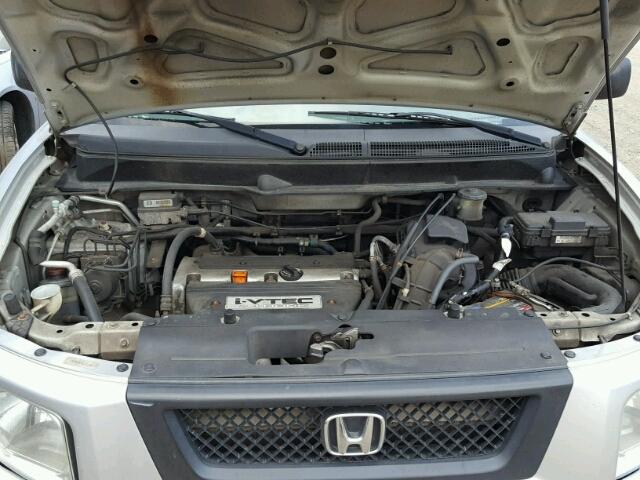 5J6YH187X6L013987 - 2006 HONDA ELEMENT SILVER photo 7