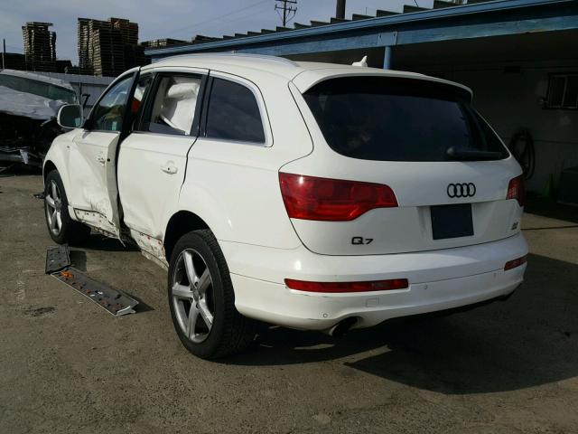 WA1EY74L09D016873 - 2009 AUDI Q7 3.6 QUA WHITE photo 3