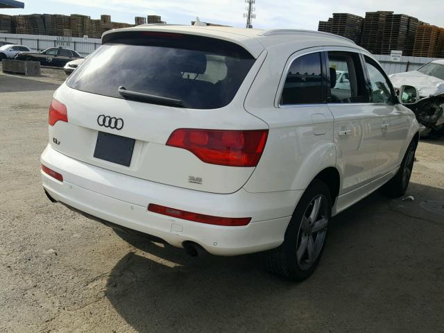 WA1EY74L09D016873 - 2009 AUDI Q7 3.6 QUA WHITE photo 4