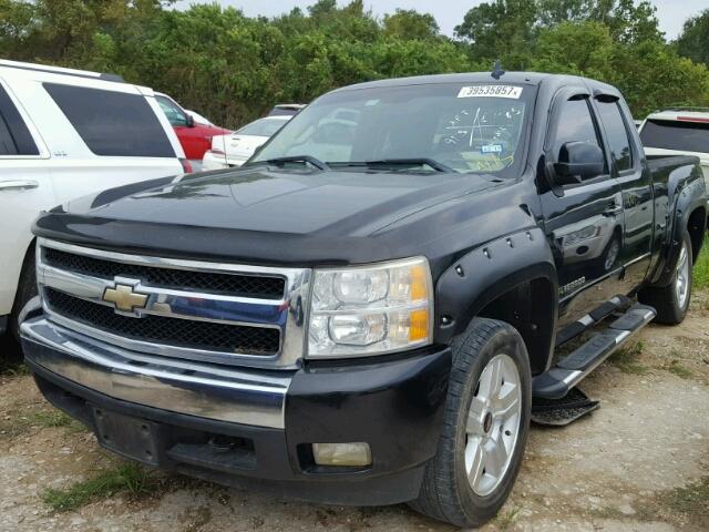 1GCEC19JX8Z166872 - 2008 CHEVROLET SILVERADO BLACK photo 2