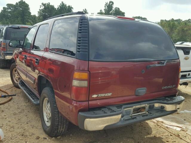 1GNEC13Z33R293865 - 2003 CHEVROLET TAHOE RED photo 3