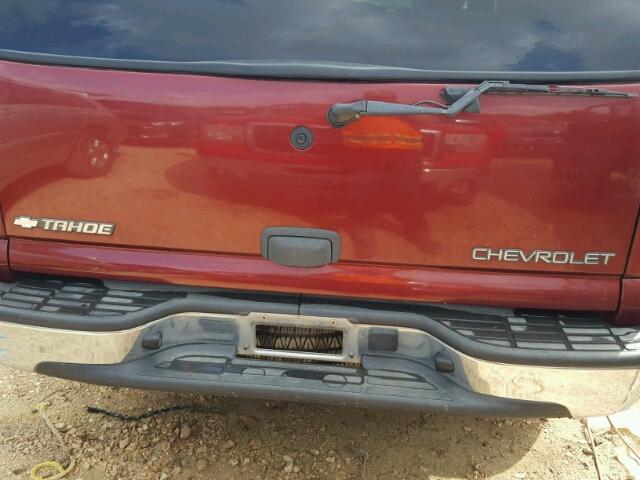 1GNEC13Z33R293865 - 2003 CHEVROLET TAHOE RED photo 9