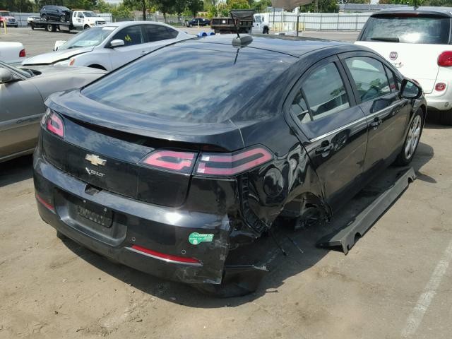 1G1RD6E40FU140652 - 2015 CHEVROLET VOLT BLACK photo 4