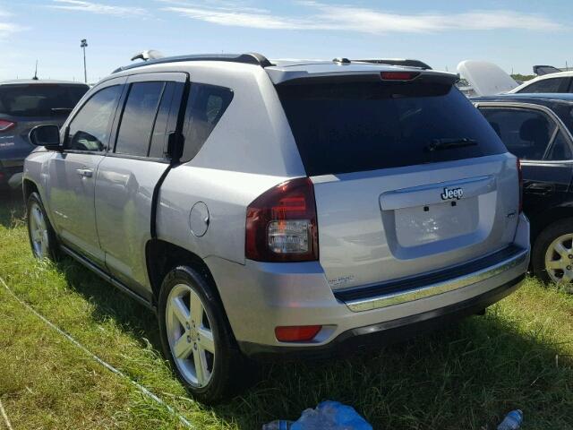 1C4NJCEA3ED850663 - 2014 JEEP COMPASS GRAY photo 3