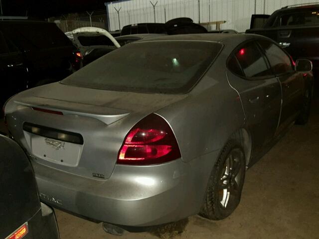 2G2WR524451146026 - 2005 PONTIAC GRAND PRIX GRAY photo 4