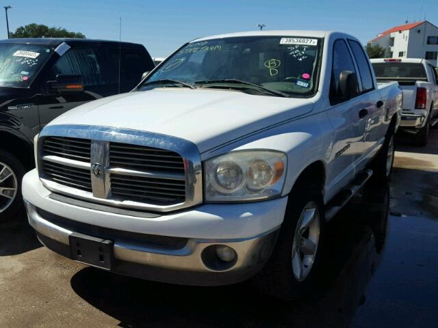 1D7HA18P77S273609 - 2007 DODGE RAM 1500 WHITE photo 2