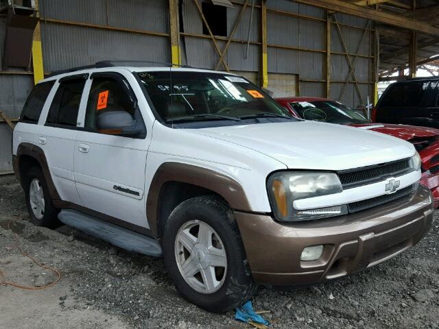 1GNDS13S022270410 - 2002 CHEVROLET TRAILBLAZE WHITE photo 1