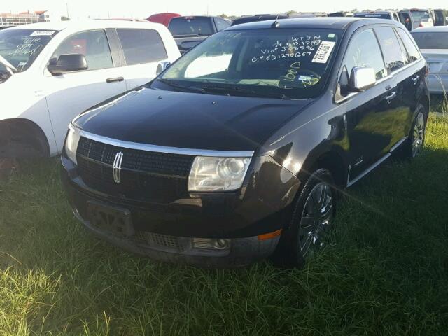 2LMDU68C38BJ08596 - 2008 LINCOLN MKX BLACK photo 2