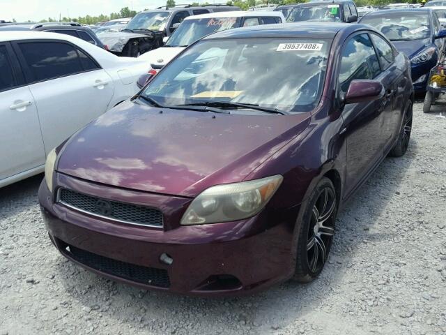 JTKDE177650029319 - 2005 TOYOTA SCION TC RED photo 2