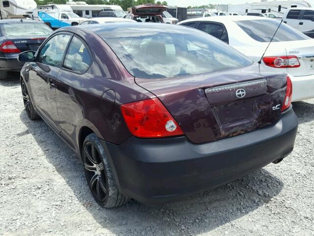 JTKDE177650029319 - 2005 TOYOTA SCION TC 红色 照片 3