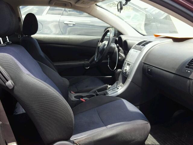 JTKDE177650029319 - 2005 TOYOTA SCION TC 红色 照片 5