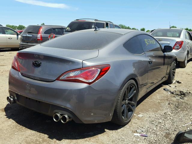 KMHHT6KD6BU047702 - 2011 HYUNDAI GENESIS CO GRAY photo 4