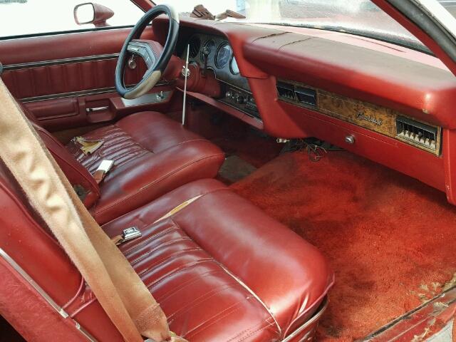 F8G87H328689F - 1978 FORD T BIRD RED photo 5