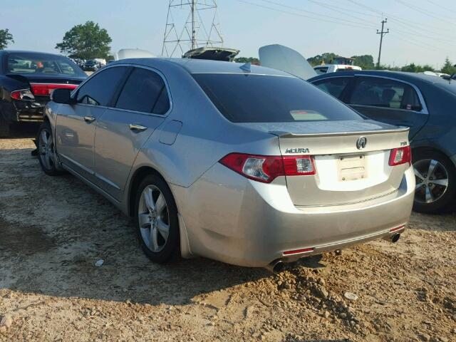 JH4CU26639C001310 - 2009 ACURA TSX GRAY photo 3