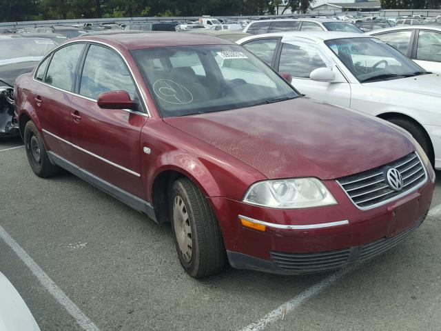 WVWMD63B84E037649 - 2004 VOLKSWAGEN PASSAT GL RED photo 1