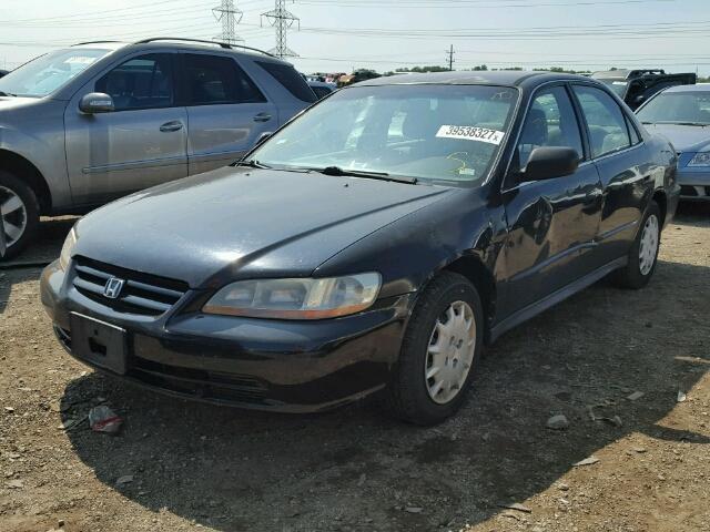 1HGCG56441A075765 - 2001 HONDA ACCORD BLACK photo 2