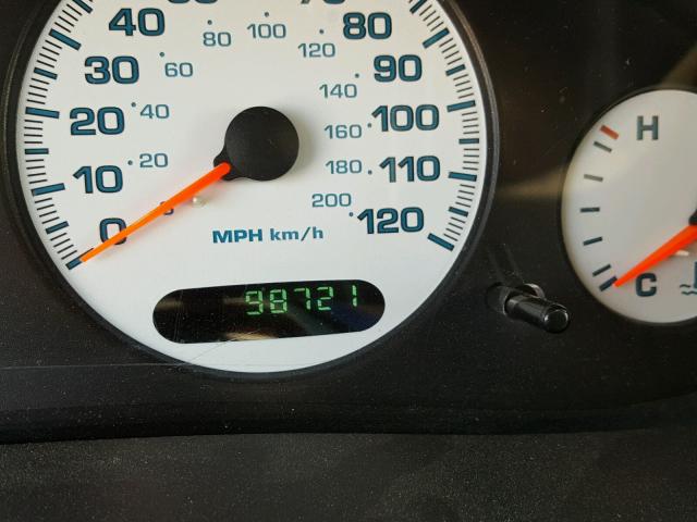 2B3HD46R22H228134 - 2002 DODGE INTREPID S შავი ფოტო 8