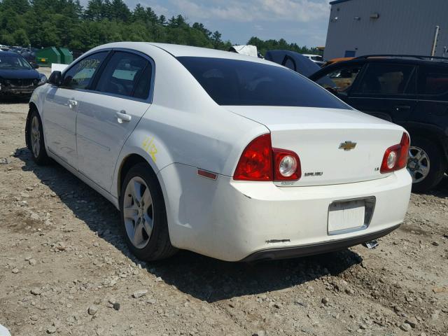 1G1ZG57BX94142569 - 2009 CHEVROLET MALIBU LS თეთრი ფოტო 3