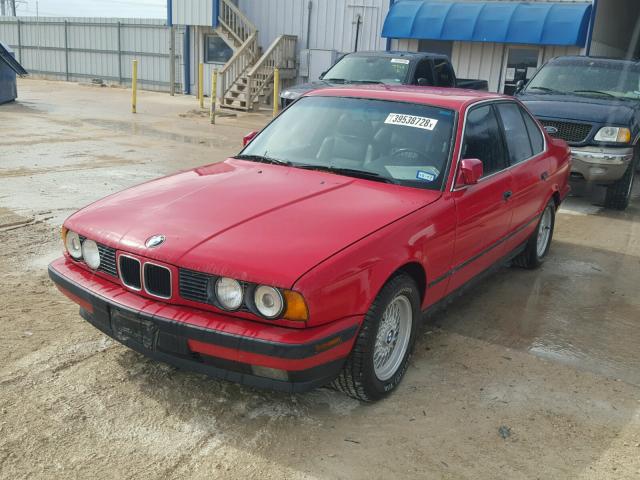 WBAHD2310LBF63923 - 1990 BMW 535 I AUTO RED photo 2