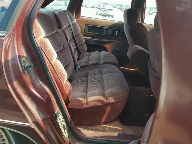 1G1BN53EXMW189850 - 1991 CHEVROLET CAPRICE CL Bordo fotoğraf 6
