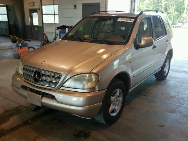 4JGAB54E21A250431 - 2001 MERCEDES-BENZ ML 320 GOLD photo 2