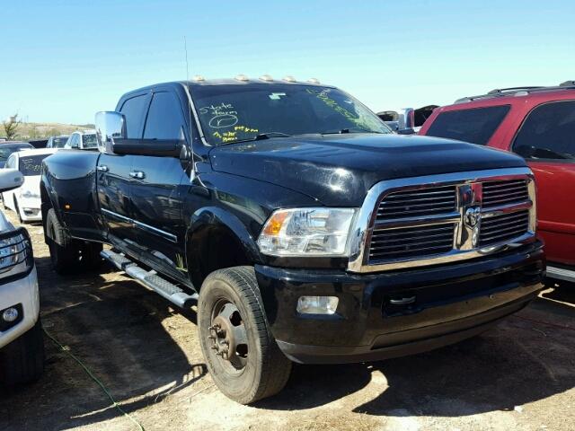 3C63DRKL2CG255057 - 2012 DODGE RAM 3500 BLACK photo 1