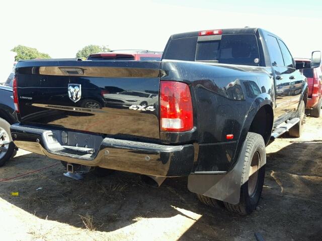 3C63DRKL2CG255057 - 2012 DODGE RAM 3500 BLACK photo 4