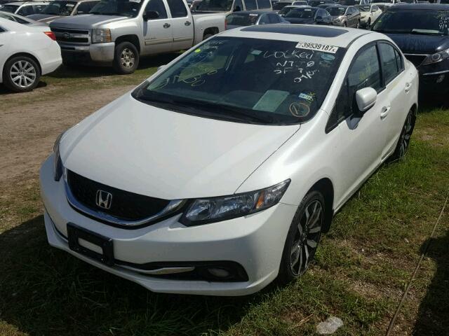 19XFB2F91FE034289 - 2015 HONDA CIVIC WHITE photo 2