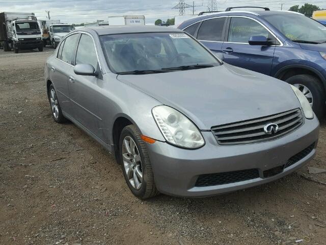 JNKCV51F65M310683 - 2005 INFINITI G35 SILVER photo 1