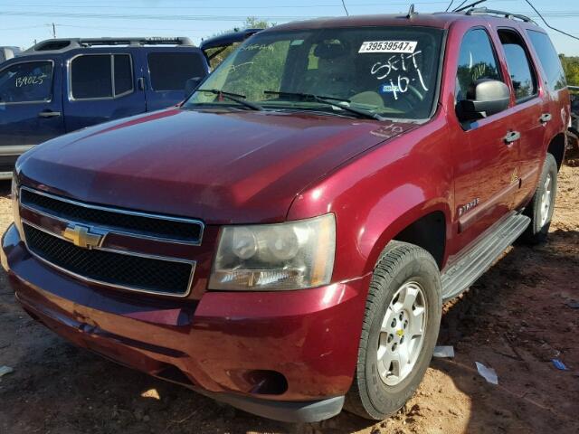 1GNFC13C19R171255 - 2009 CHEVROLET TAHOE C150 MAROON photo 2