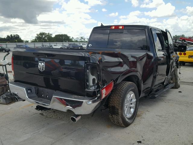 1C6RR6GT6JS117983 - 2018 RAM 1500 SLT BLACK photo 4