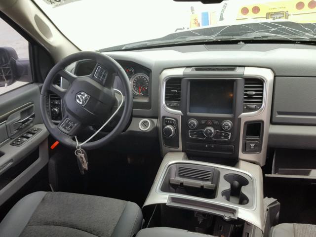 1C6RR6GT6JS117983 - 2018 RAM 1500 SLT BLACK photo 9