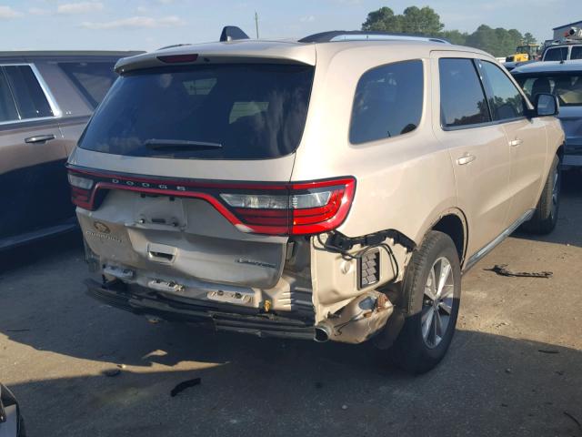 1C4RDHDG4FC702296 - 2015 DODGE DURANGO LI GOLD photo 4