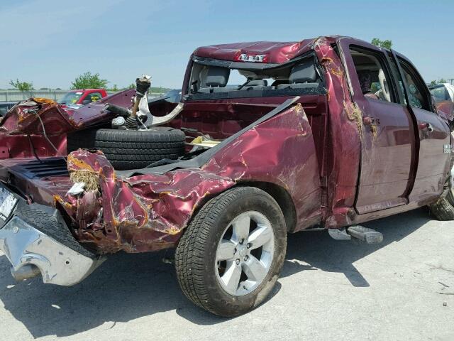 3C6RR7LT0GG190973 - 2016 RAM RAM TRUCK MAROON photo 10