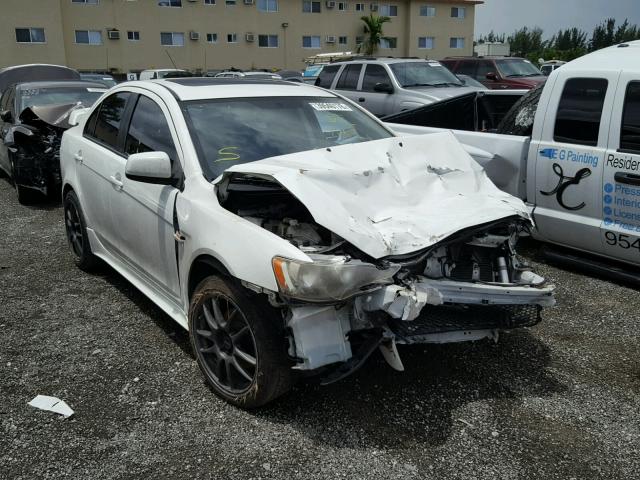 JA3AU86U98U044809 - 2008 MITSUBISHI LANCER GTS WHITE photo 1