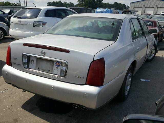 1G6KE57Y22U286998 - 2002 CADILLAC DEVILLE DH GRAY photo 4